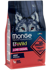 Monge BWild Low Grain Dog Cervo - All Breeds - 12 Kg