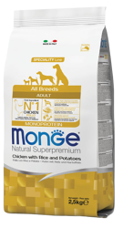 Monge Dog Pollo con Riso e Patate - All Breed - 2.5 Kg