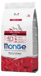 Monge Dog Senior Pollo - Mini - 3 Kg