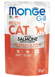 Monge Grill Cat Kitten - Salmone - 85 g