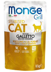 Monge Grill Cat Sterilizzato - Galletto - 85 g