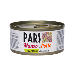 Pars Spezzatino al Naturale -Manzo con Pollo-70g