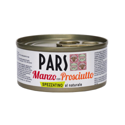 Pars Spezzatino al Naturale-Manzo con Prosciutto-70g