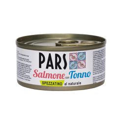 Pars Spezzatino al Naturale-Salmone con Tonno-70g