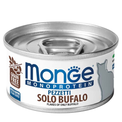 Monge Cat Monoproteico Pezzetti - Bufalo - 80 g