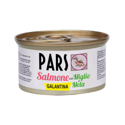 Pars Galantina-Salmone,Miglio e Mela-95g
