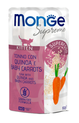 Monge Cat Supreme Kitten - Tonno con Quinoa e Carote - 80 g