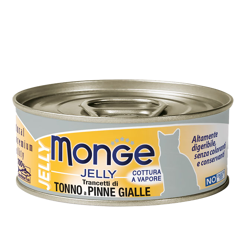 Monge Cat Jelly Trancetti - Tonno a Pinne Gialle - 80 g