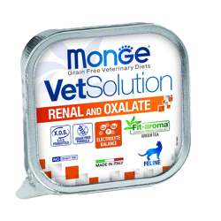 Monge VetSolution Cat - Renal e Oxalate - 100 g