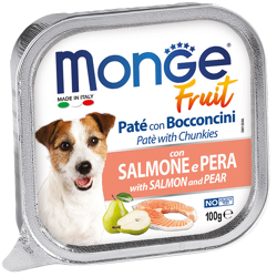 Monge Fruit Dog - Salmone con Pera - 100 g