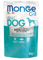 Monge Grill Dog - Merluzzo - 100 g