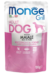 Monge Grill Dog - Maiale - 100 g