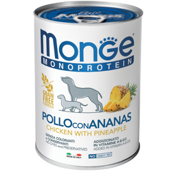 Monge Dog Monoproteico - Pollo con Ananas - 400 g