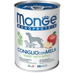 Monge Dog Monoproteico - Coniglio con Mela - 400 g