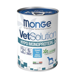 Monge VetSolution Dog Hypo Monoproteico - Tonno - 400 g
