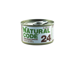 Natural Code 24 Jelly Tonno,Manzo e Verdure-85g