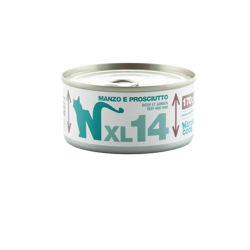Natural Code XL14 Manzo e Prosciutto - 170 g