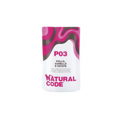 Natural Code P03 Pollo,Agnello e Patate-70g