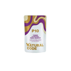 Natural Code P10 Tonno e Piccoli Pesci Bianchi - 70 g