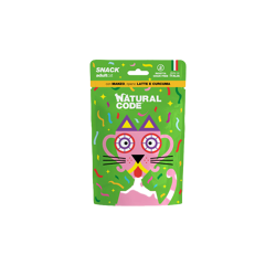 Natural Code Snack Manzo Ripieno di Latte e Curcuma - 60 g 