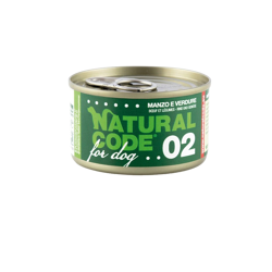Natural Code 02 Manzo e Verdure - 90 g
