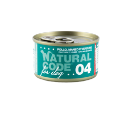 Natural Code 04 Pollo-Manzo e Verdure - 90 g