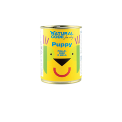 Natural Code Puppy Pollo,Riso e Mela-400g