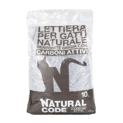 Natural Code Lettiera -Bentonite Carbone-10 L