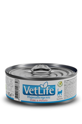 VET LIFE Natural Cat Hypoallergenic -Maiale&Patate-85g