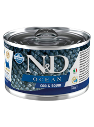 N&D DOG OCEAN Adult - Merluzzo e Calamaro - 140g