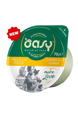 Oasy Wet Cat More Love - Pollo con Zucca - 70g
