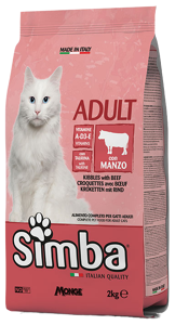 Simba Adult Cat, Manzo, 20kg