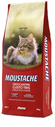 Monge Moustache Tris con Pesce- Pollo e Manzo-20kg