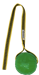 Pallina in Silicone con Corda Piatta-Verde-Piccola