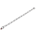 Collare in Acciaio Inox Nero Brunito-53cm