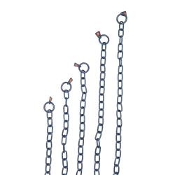 Collare in Acciaio Inox Ovalino-71cm