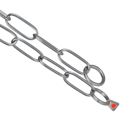 Collare Ovalino in Acciaio Inox Diam.4 mm -54cm