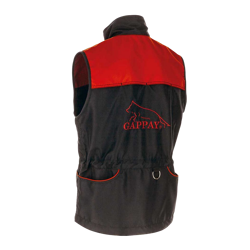 Gappay Gilet/Giubbino Suprima-Nero/Rosso-XS