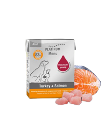 Platinum Menu-Tacchino e Salmone-375gr