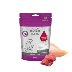 Platinum Click Bits-Pollo e Agnello-150g