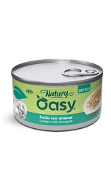 Oasy Wet Cat Natury Soft Jelly - Pollo con Ananas - 85 g