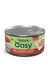 Oasy Wet Dog Natury Soft Jelly - Pollo con Anatra e Verdure  - 150 g