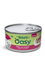 Oasy Wet Cat Natury Soft Jelly - Pollo con Manzo - 150 g