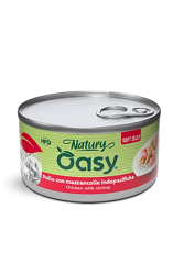 Oasy Wet Cat Natury Soft Jelly - Pollo con Mazzancolle - 150 g