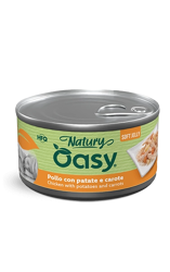 Oasy Wet Dog Natury Soft Jelly - Pollo con Patate e Carote - 150 g