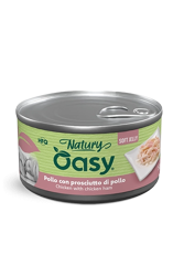 Oasy Wet Dog Natury Soft Jelly - Pollo con Prosciutto di Pollo - 150 g