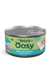 Oasy Wet Dog Natury Soft Jelly - Pollo con Tonnetto - 150 g