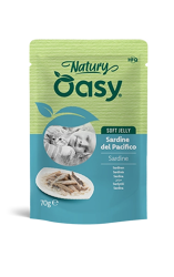 Oasy Wet Cat Natury Soft Jelly - Sardine - 70 g