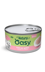 Oasy Wet Cat Natury Soft Jelly - Pollo per Gattini - 85 g