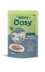 Oasy Wet Cat Natury Soft Jelly - Tonnetto Con Calamari - 70 g